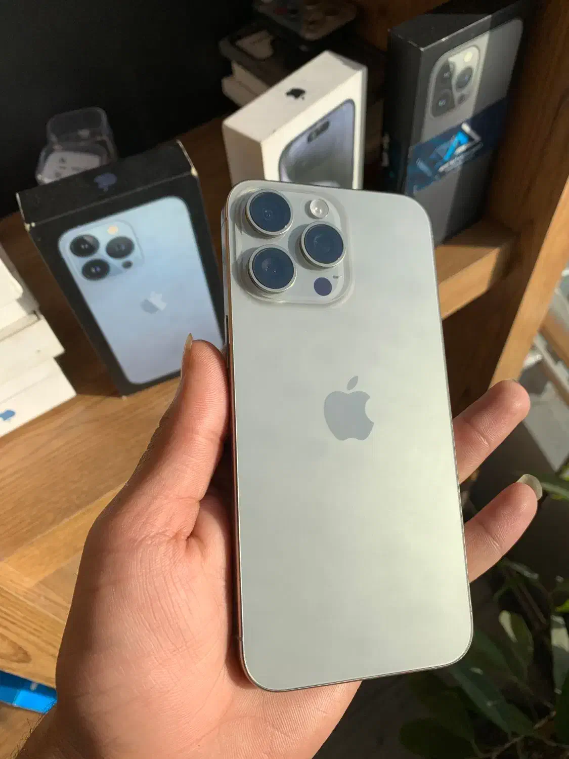 iphone 15 pro max باتری ۹۹ zaa آکبند|موبایل|مشهد, احمدآباد|دیوار