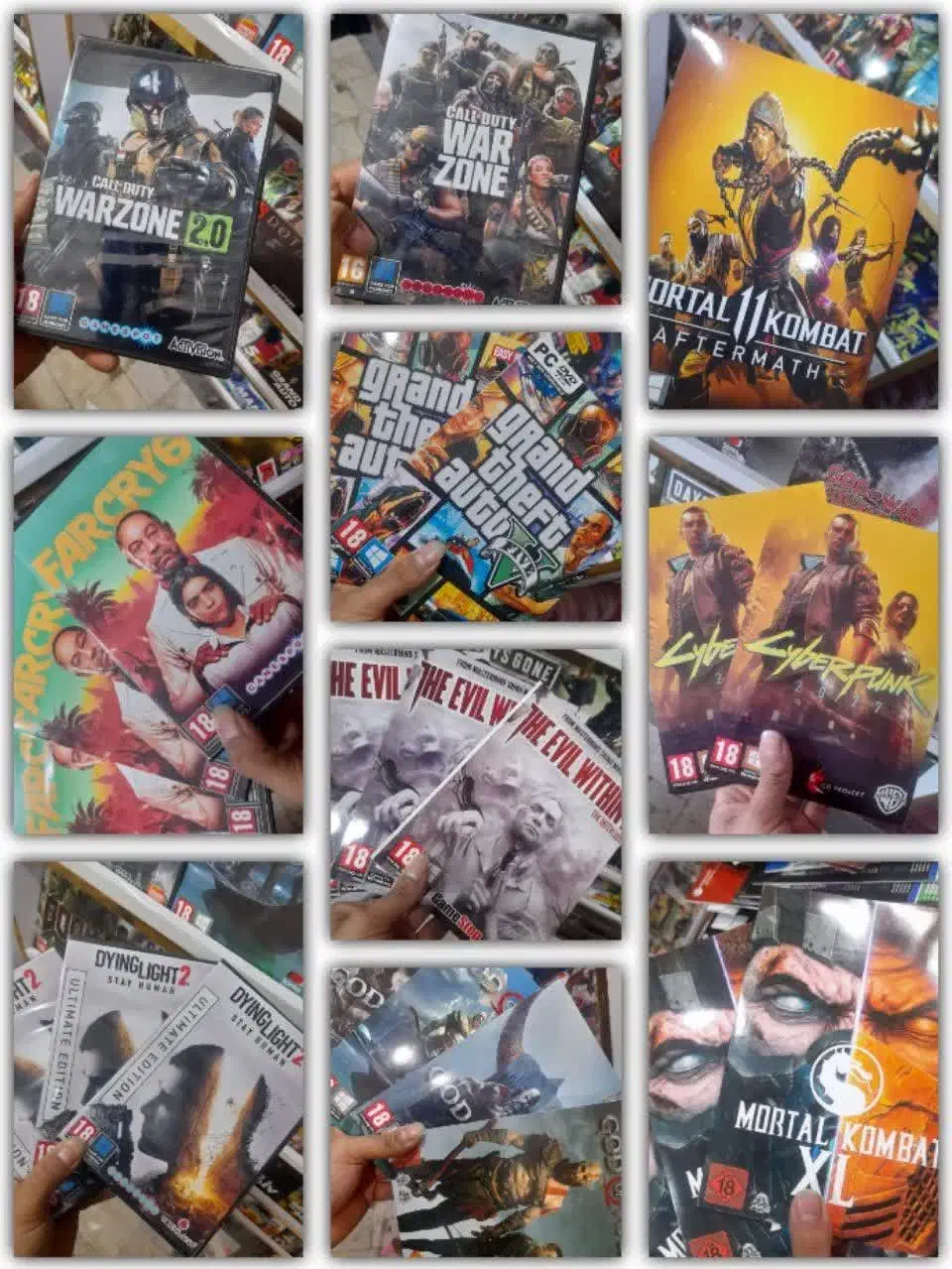 انواع بازی های سونی و ایکس باکس و کامپیوتر|کنسول، بازی ویدئویی و آنلاین|قم, شهرک امام حسن|دیوار