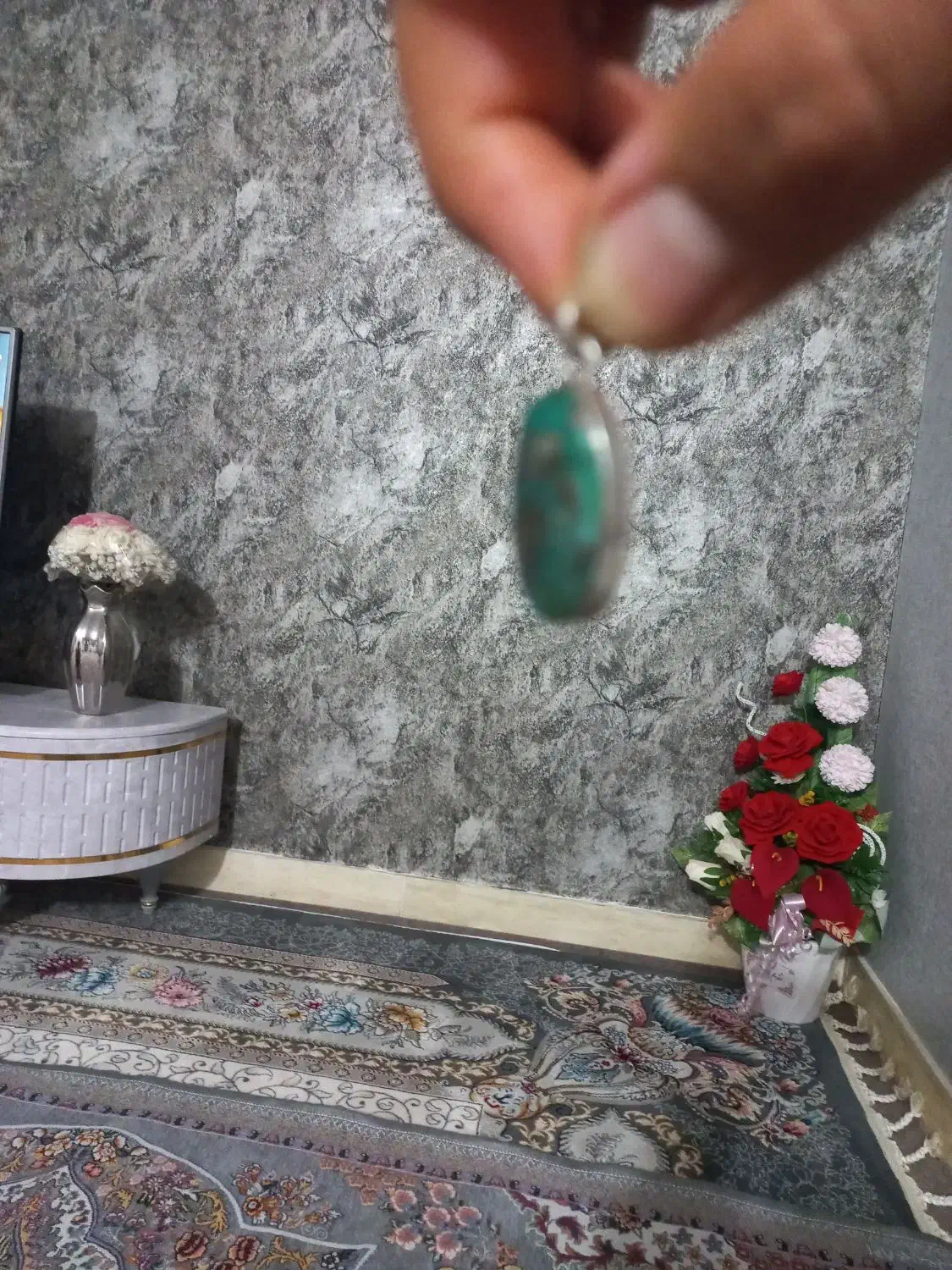 گردنی فیروزه|جواهرات|میبد, |دیوار