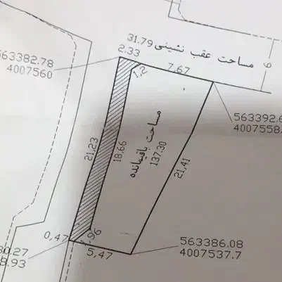 زمین کلنگی واقع در سبزوار|فروش زمین و ملک کلنگی|سبزوار, شرق کال عیدگاه|دیوار