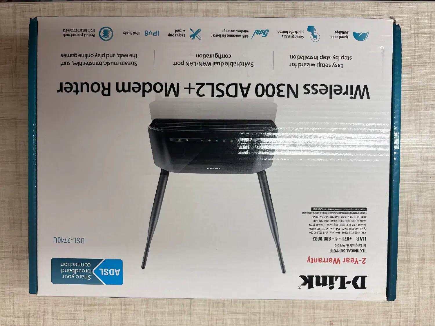 مودم روتر ADSL2 Plus بی سیم N300 دی لینک|مودم و تجهیزات شبکه|کرج, شهرک بنفشه|دیوار