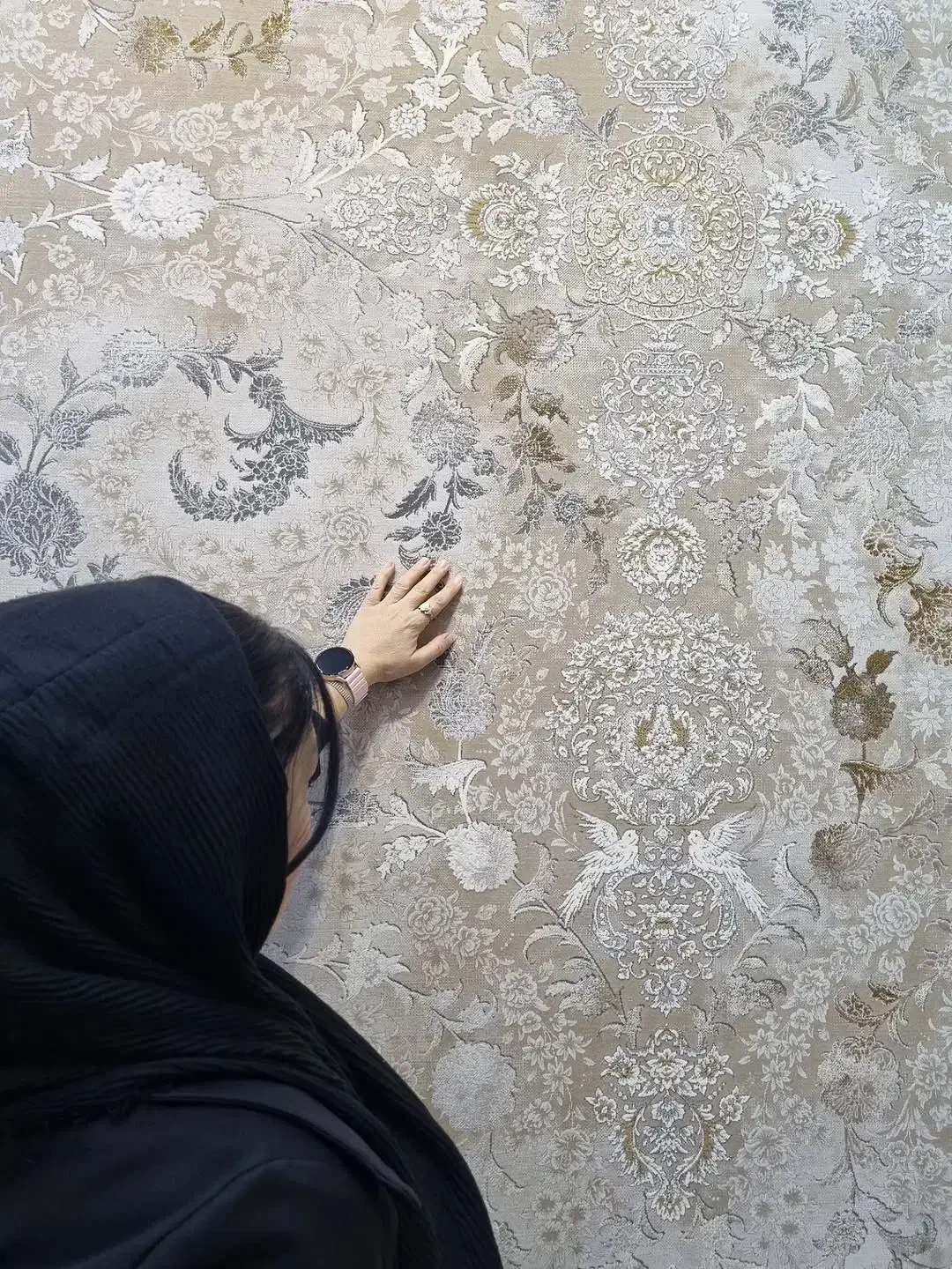 اکرولیک گیلاوار وکسوز برجسته۱۲۰۰شانه|فرش|شیراز, قلات|دیوار