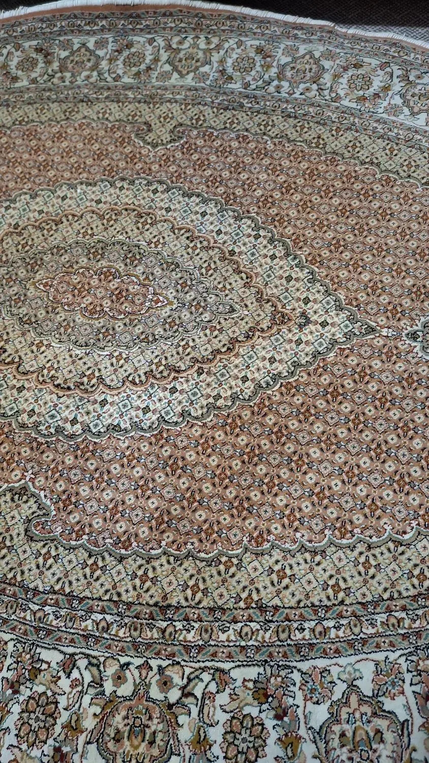 فرش بیضی طرح ماهی یک و نیم در ۲/۲۵ تمیز وسالم|فرش|ری, حمزهآباد|دیوار