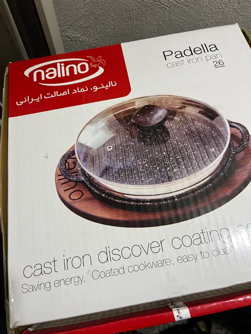 ماهی تابه گریل درب شیشه ای آکبند|ظروف پخت‌وپز|ری, دولت‌آباد|دیوار