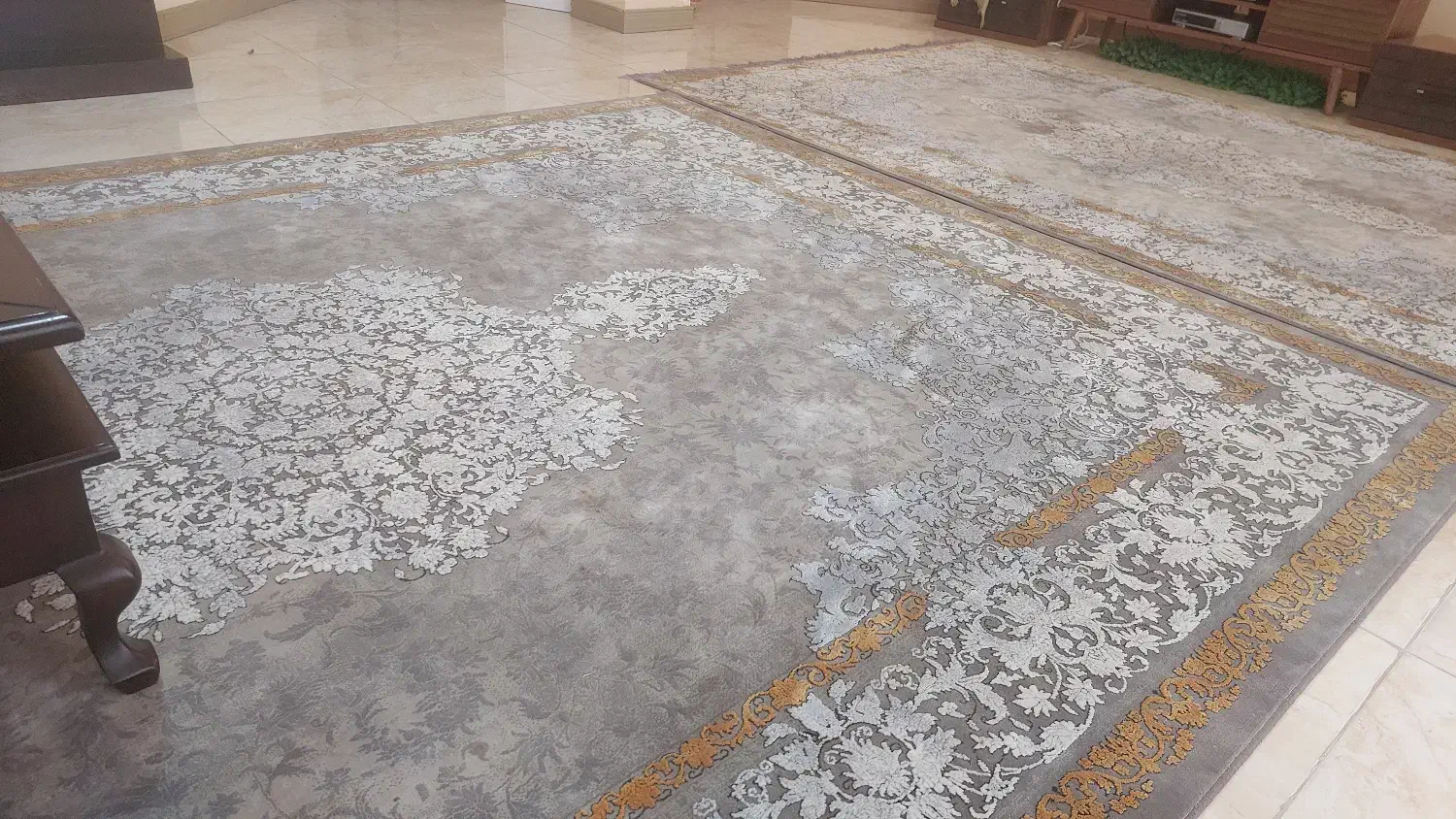 دو تخته فرش نو در حد کارنکرده|فرش|گرگان, |دیوار