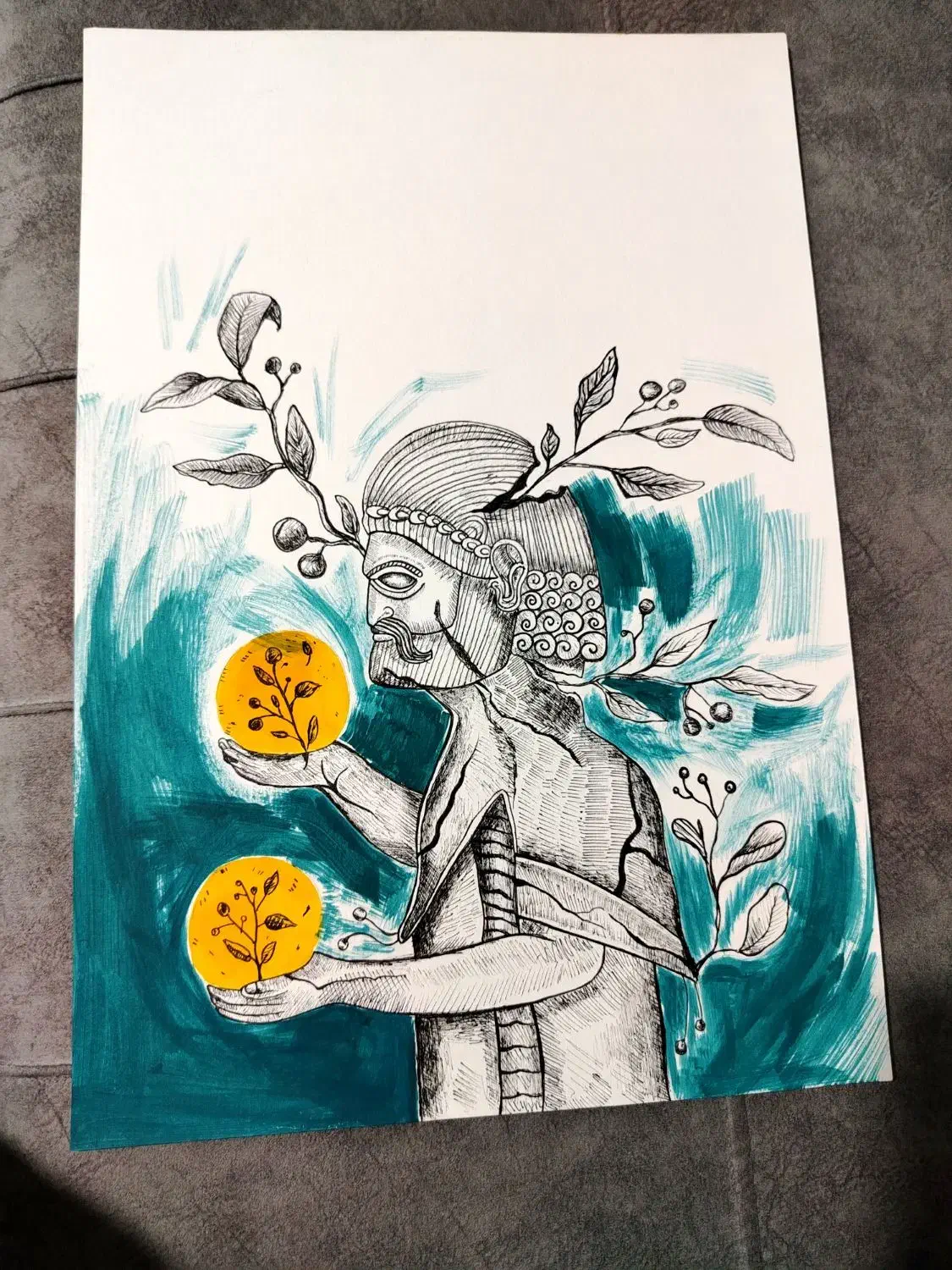 نقاشی|تابلو، نقاشی، عکس|تهران, خواجه نظام الملک|دیوار