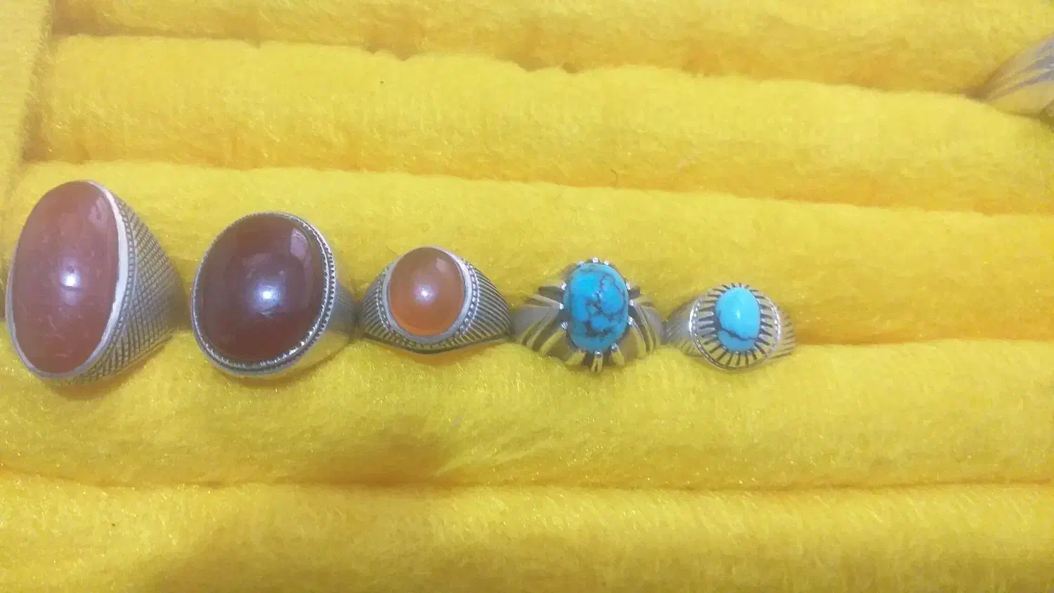 ۵عدد انگشتر نقره|جواهرات|خمینیشهر, |دیوار