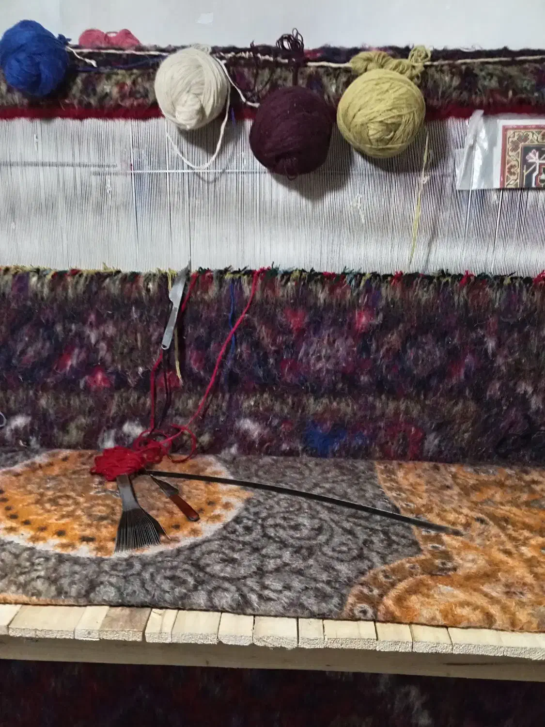 فرش تاجری 6 متری جفت|فرش|تبریز, |دیوار