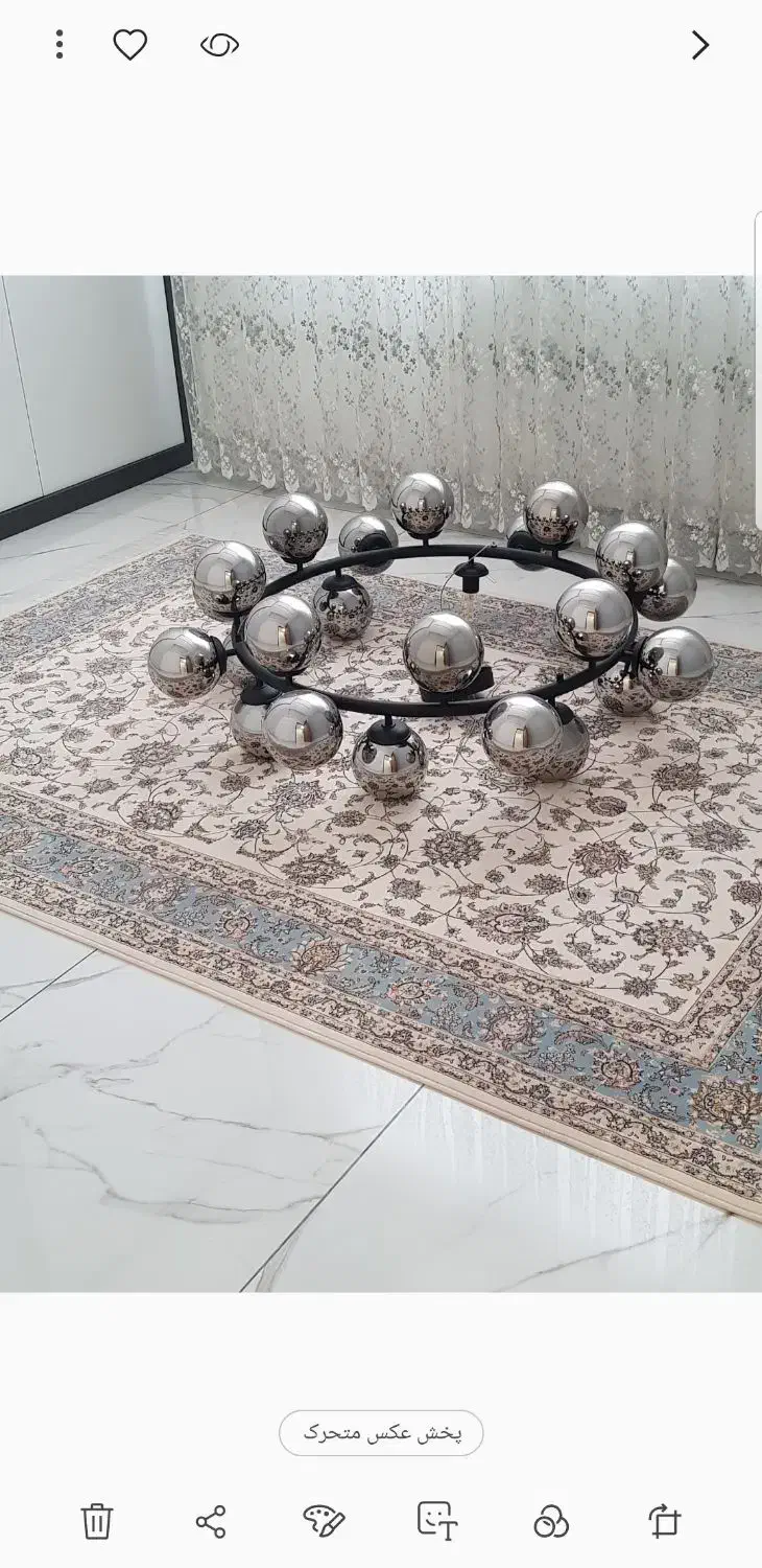 لوستر ۲۴ شاخه مدرن|لوستر و چراغ آویز|محلات, |دیوار