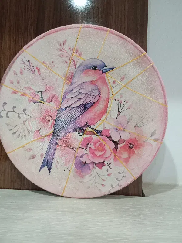 بشقاب سفال|صنایع دستی و سایر لوازم تزئینی|آباده, |دیوار