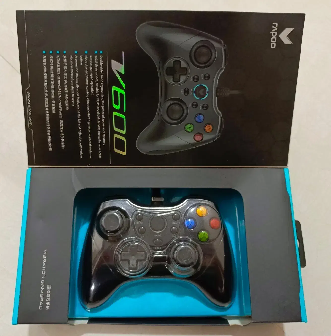 دسته کامپیوتر Rapoo V600 درحد نو|کنسول، بازی ویدئویی و آنلاین|مشهد, مصطفی خمینی|دیوار