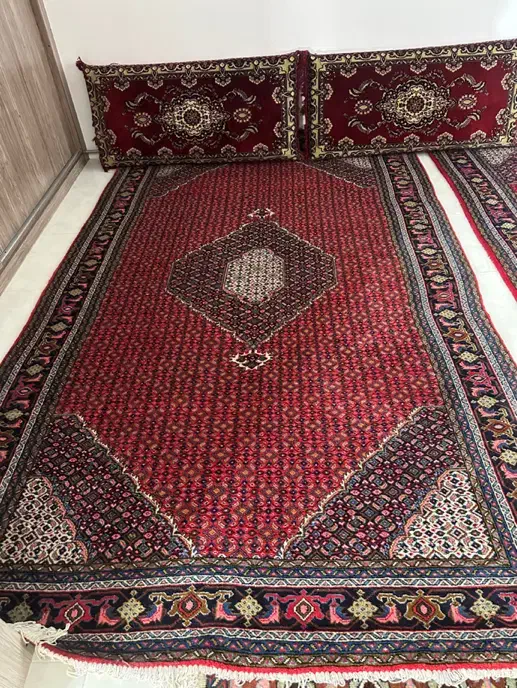 فروش دو جفت فرش ۶متری طبیعی با یک عدد کناره|فرش|مشگین شهر, |دیوار