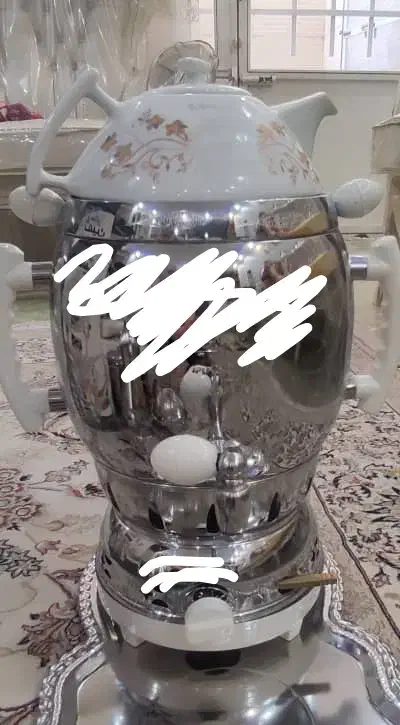 سماور مارک ثمین کاملا نو|سماور، چای‌ساز، قهوه‌ساز|فولادشهر, B4|دیوار