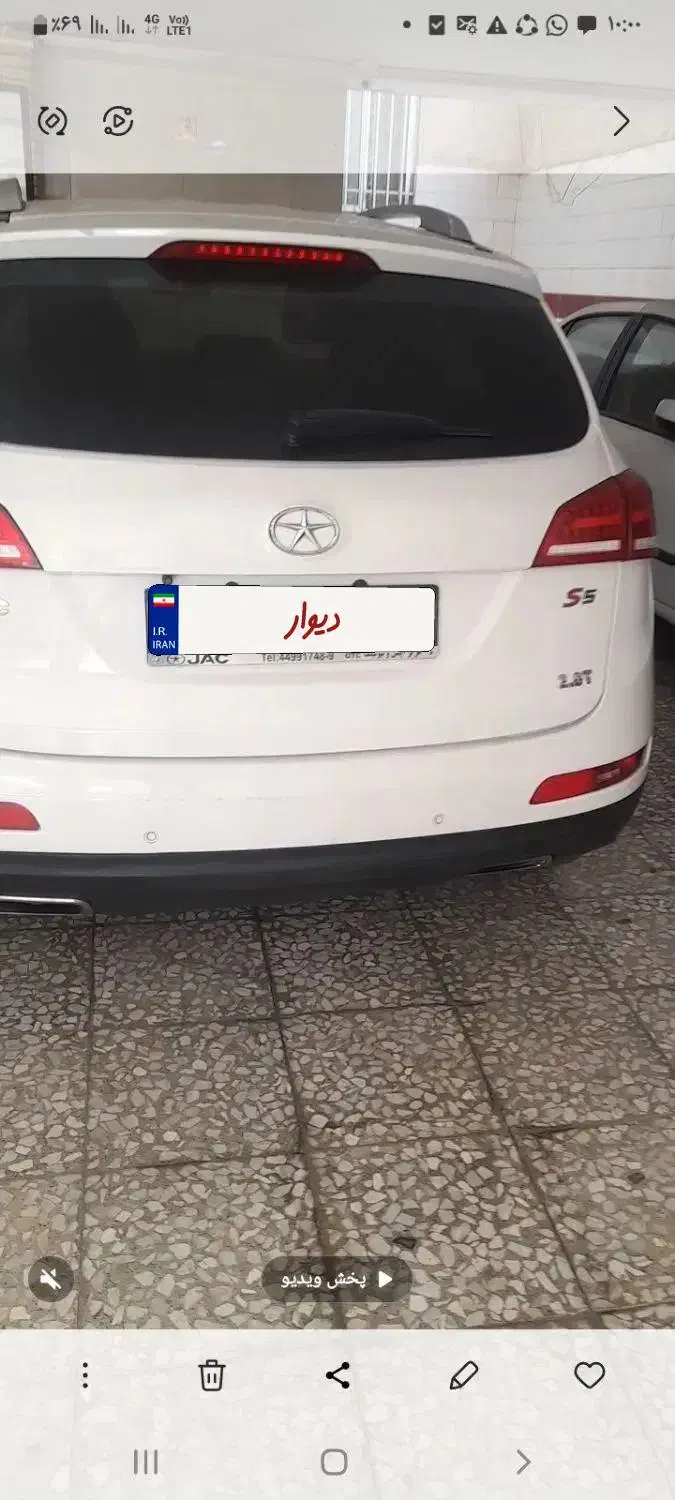 جک شاسی بلند اس ۵ دنده اتومات|خودرو سواری و وانت|کرج, شهرک یاس جنوبی|دیوار