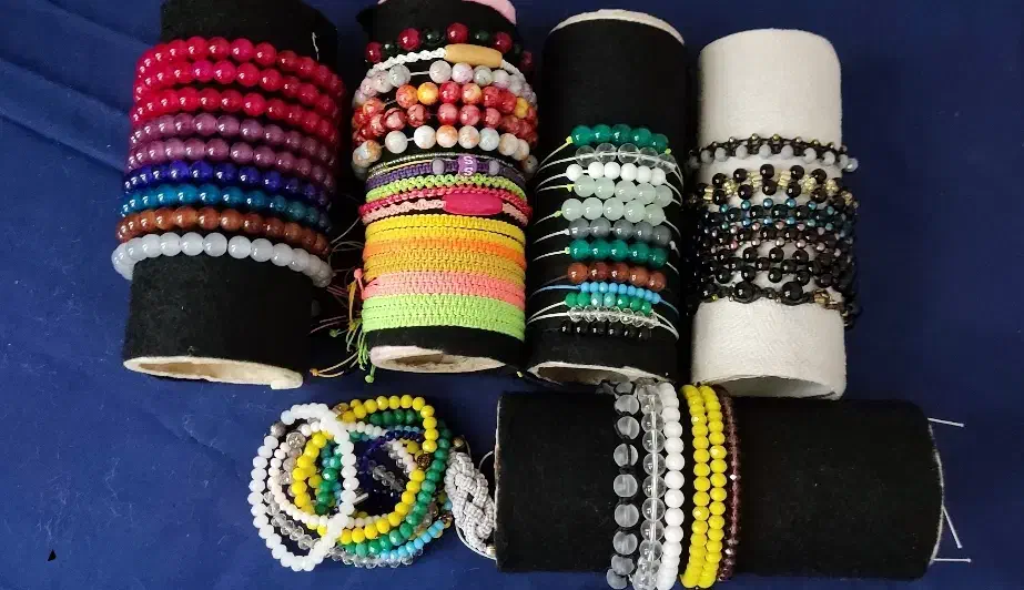 دستبند بافت و کریستالی|بدلیجات|ری, شهید غیوری (ابن باویه)|دیوار