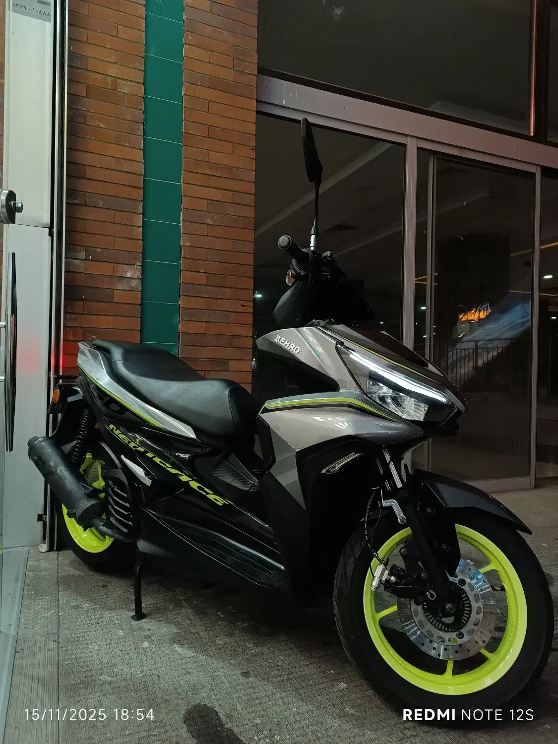 طرح ایروکس 155خاکستری|موتورسیکلت|تبریز, |دیوار