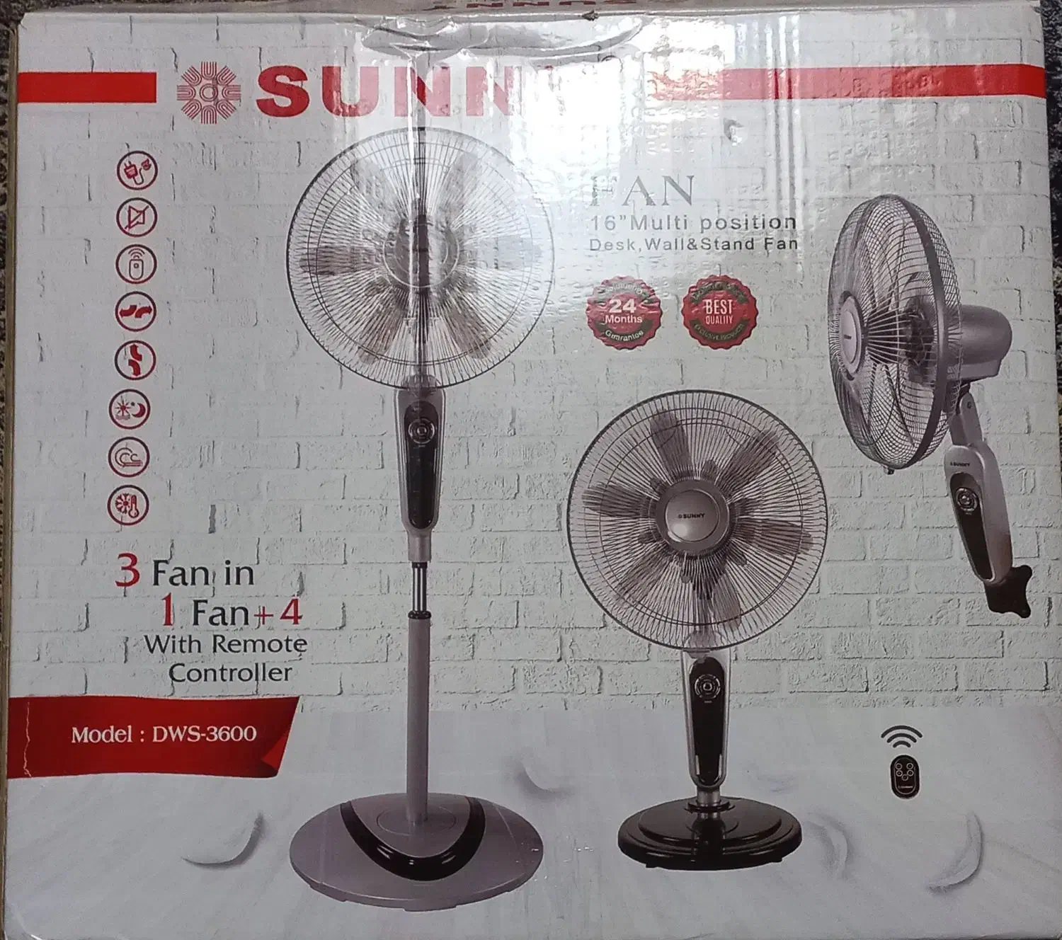 پنکه سه حالته سانی ۵ میلیون تومان|پنکه و تصفیهکنندهٔ هوا|شیراز, زرهی|دیوار