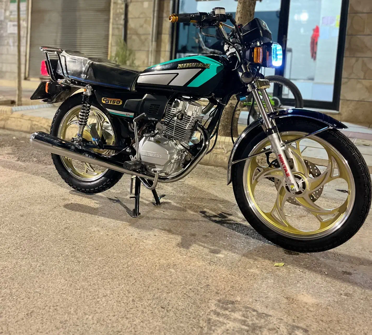 نیکتاز|موتورسیکلت|بوئین زهرا, |دیوار