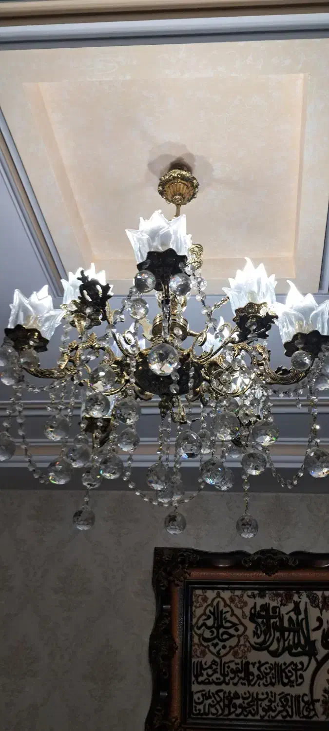 لوستر برنز|لوستر و چراغ آویز|رباطکریم, رباطکریم|دیوار