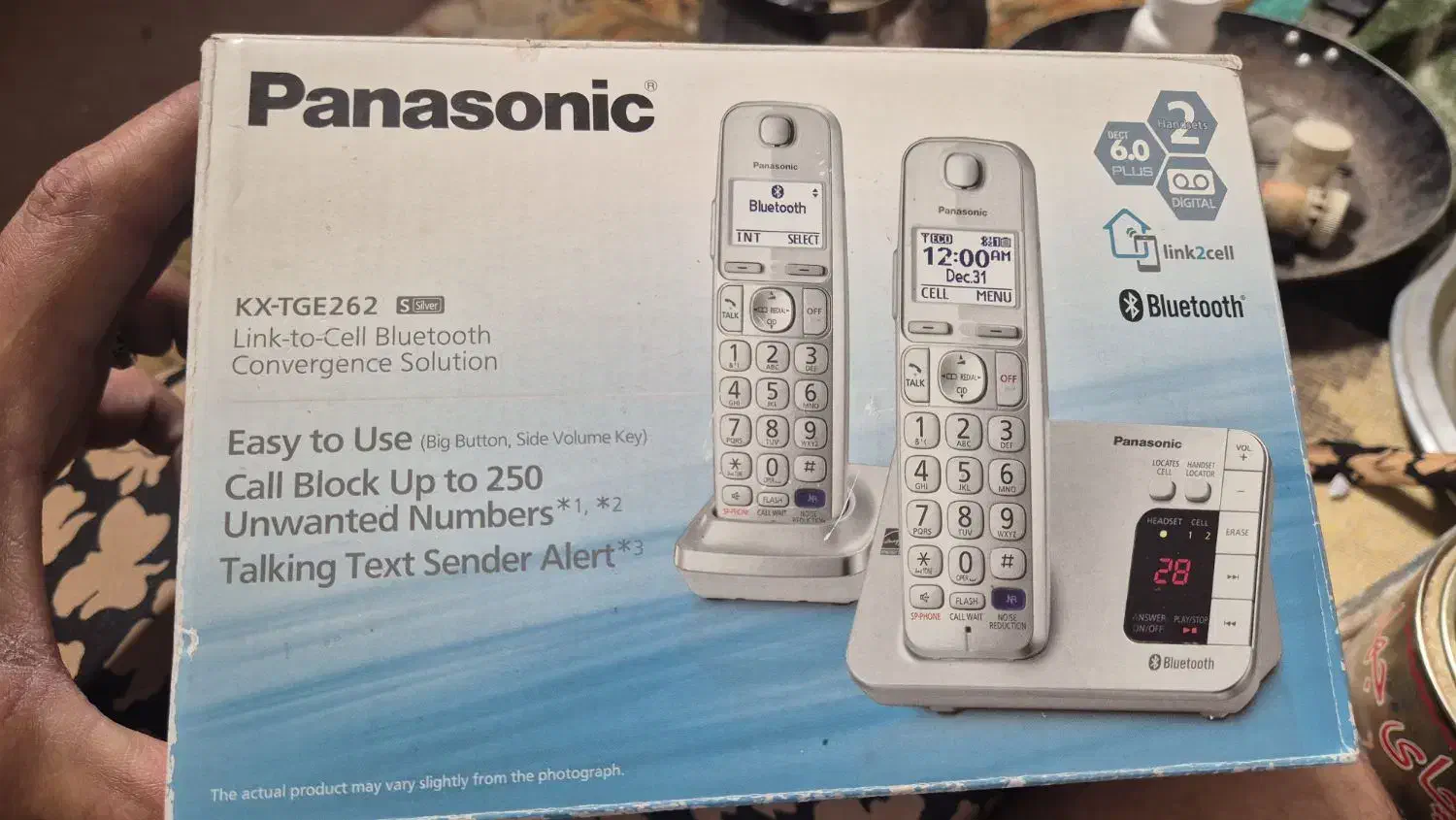 تلفن بی سیم پاناسونیک مالزی اصل|تلفن رومیزی|اردکان, |دیوار