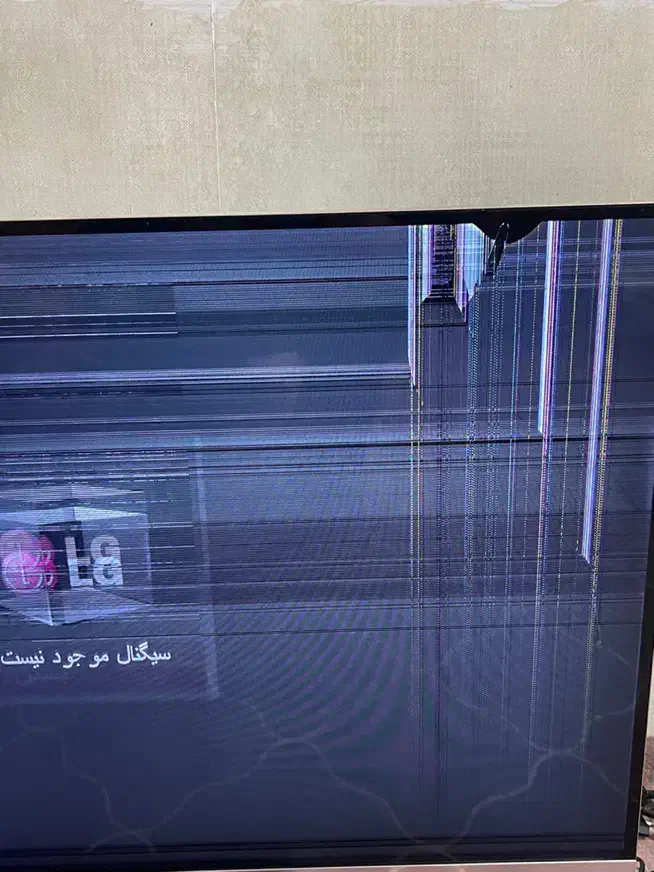 تلوزیون ال جی شکسته|تلویزیون و پروژکتور|شیراز, شهرک مهرگان|دیوار