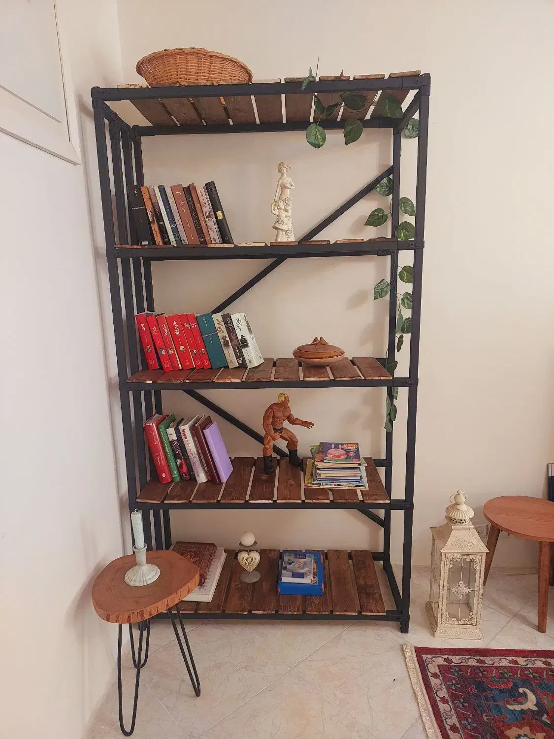 کتابخانه پینترستی|کتابخانه، شلف، قفسههای دیواری|تبریز, |دیوار