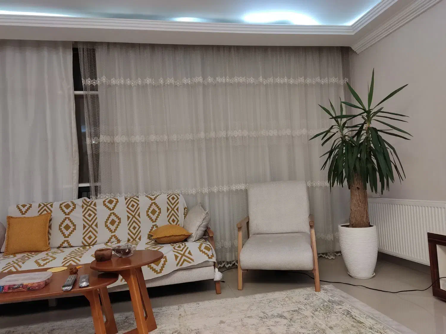 پرده پذیرایی|پرده، رانر، رومیزی|فردیس, شهرک ناز|دیوار