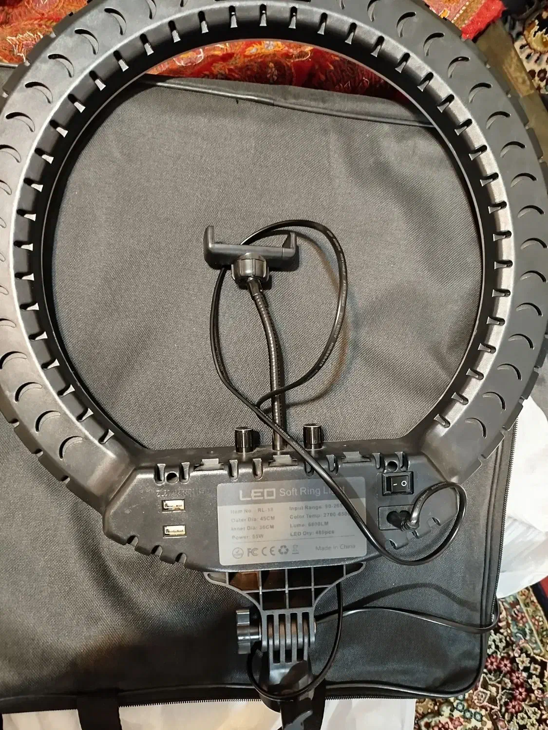 رینگ لایت|دوربین عکاسی و فیلم‌برداری|کرمان, |دیوار