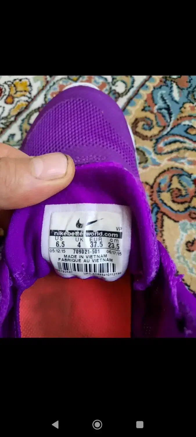 کتونی برند نایک اورجینال|کیف، کفش، کمربند|جاجرود, |دیوار