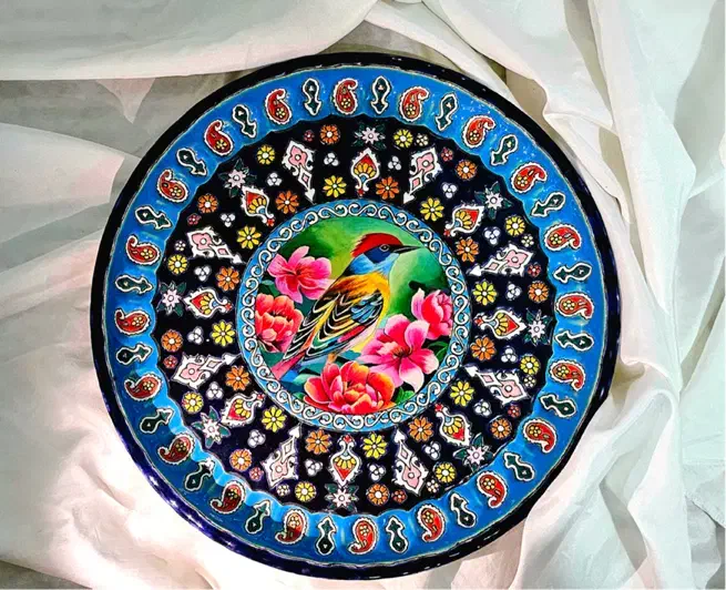 مینا کاری|صنایع دستی و سایر لوازم تزئینی|یزد, |دیوار