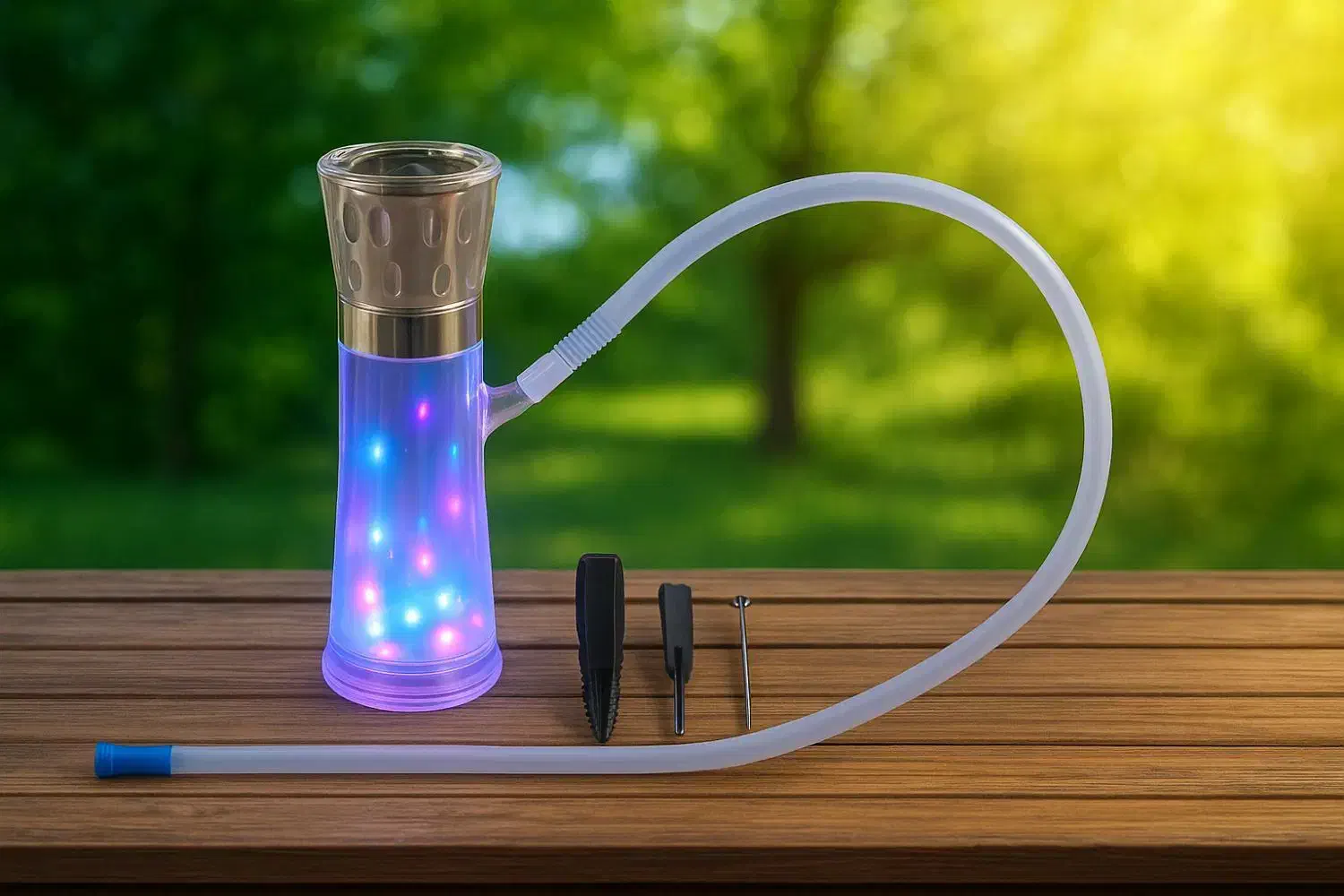 قلیون مسافرتی Moon king LED|کلکسیون و سرگرمی|تهران, تجریش|دیوار