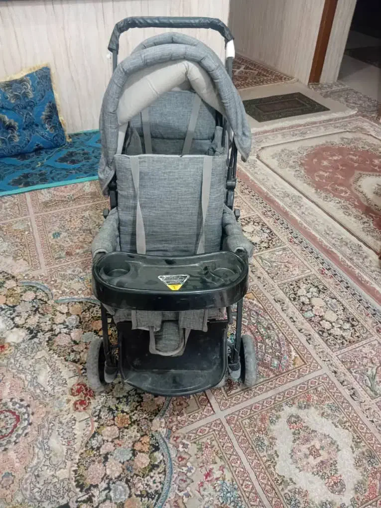 گالسکه دوقلو نو اتوبوسی|کالسکه و لوازم جانبی|برازجان, |دیوار