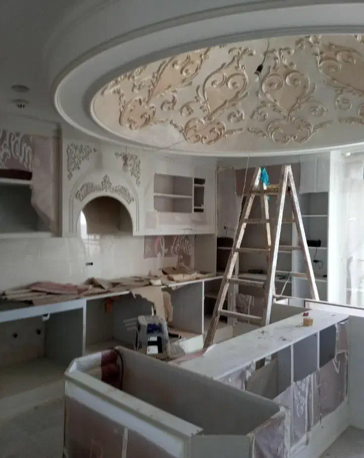 نقاشی کناف ساختمان نقاش رنگ امیزی|خدمات پیشه و مهارت|کرمانشاه, |دیوار