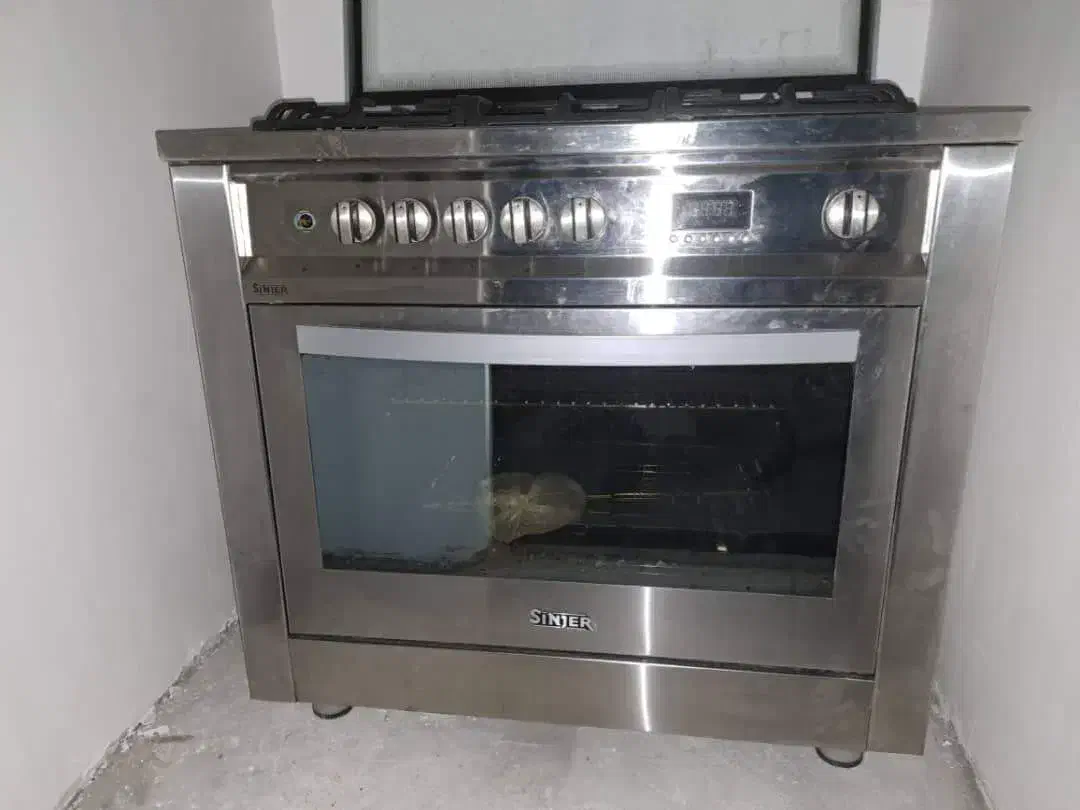 گاز تمام استیل فردار ۵ شعله سینجر|اجاق گاز و لوازم برقی پختوپز|رشت, شالکو|دیوار