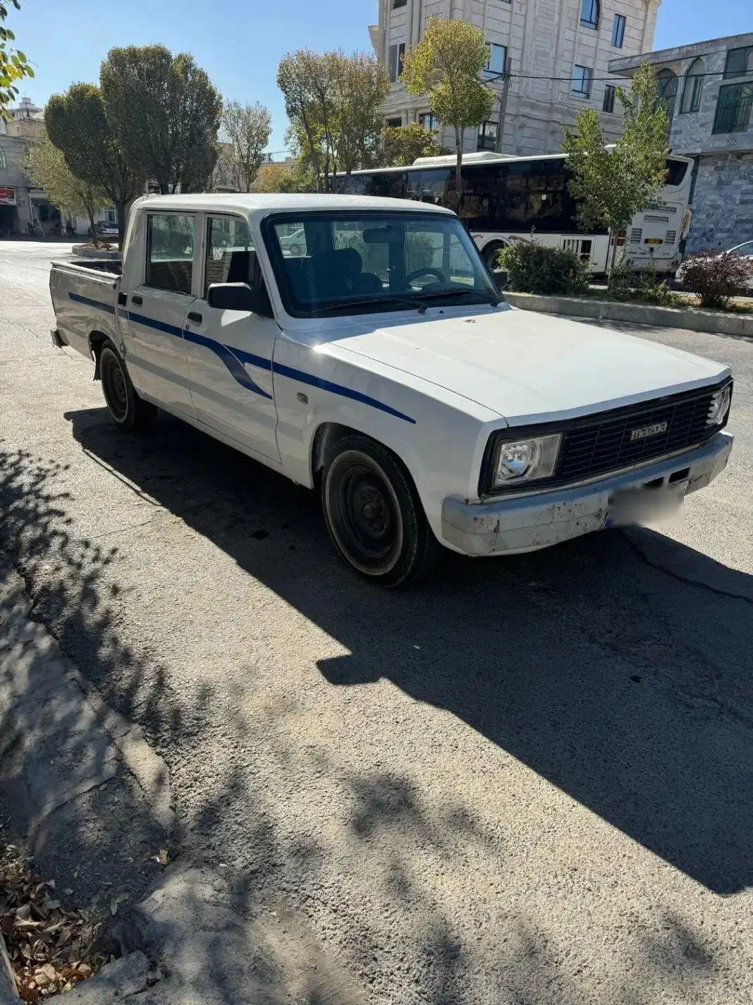 مزدا دو کابین کارا مدل ۹۷ سفید|خودرو سواری و وانت|اراک, |دیوار