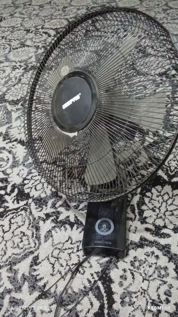 پنکه جی پاس|پنکه و تصفیه‌کنندهٔ هوا|میناب, |دیوار