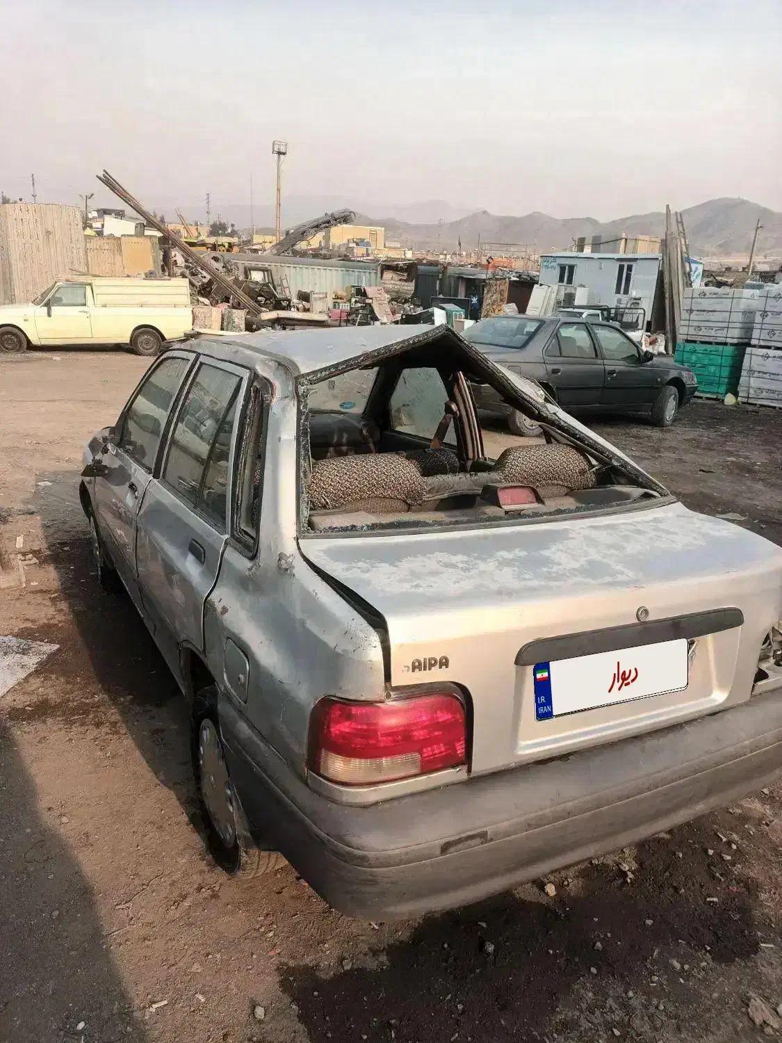 پراید مدل ۹۰ تصادفی|خودرو سواری و وانت|تهران, شهرک رضویه|دیوار