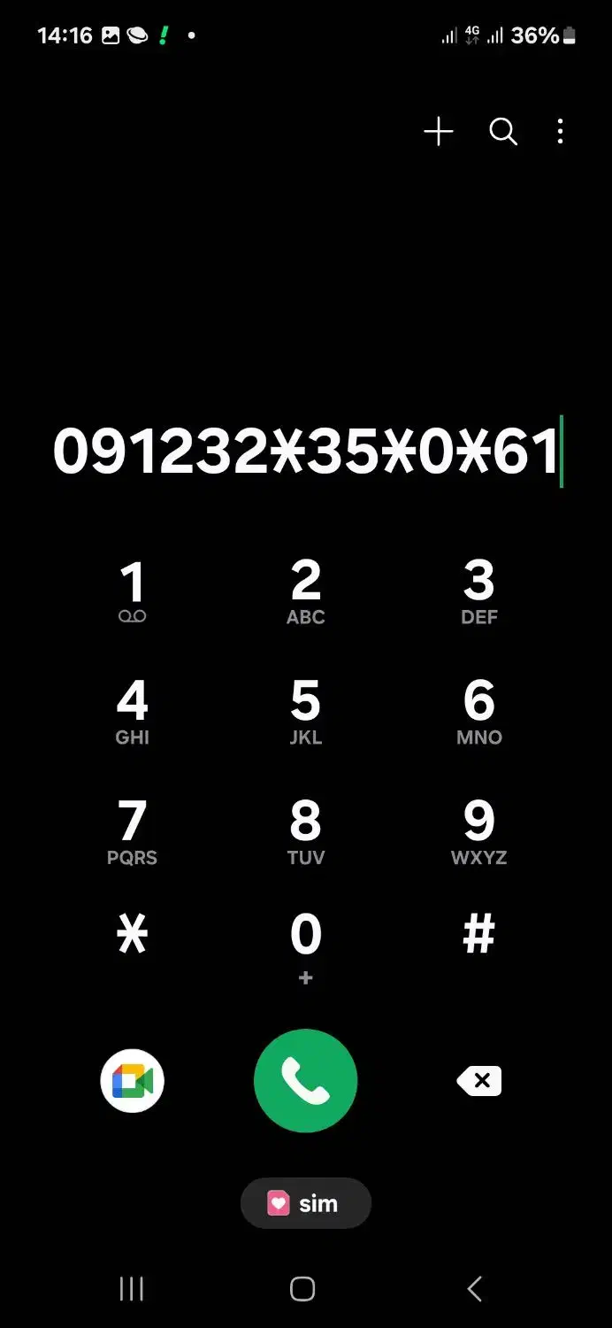۰۹۱۲.۳۲.۳۵.۰.۶۱ کد ۳|سیم‌کارت|تهران, تهرانسر شمالی|دیوار