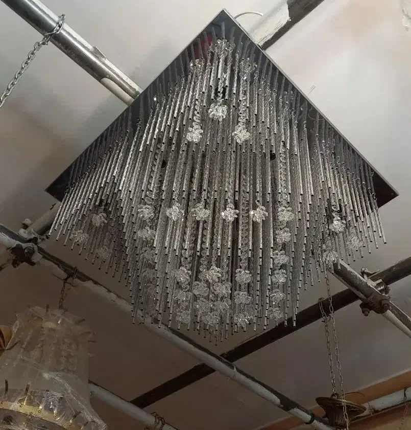 سقفی/لوستر/کریستالی/ نی خور|لوستر و چراغ آویز|کرمانشاه, |دیوار