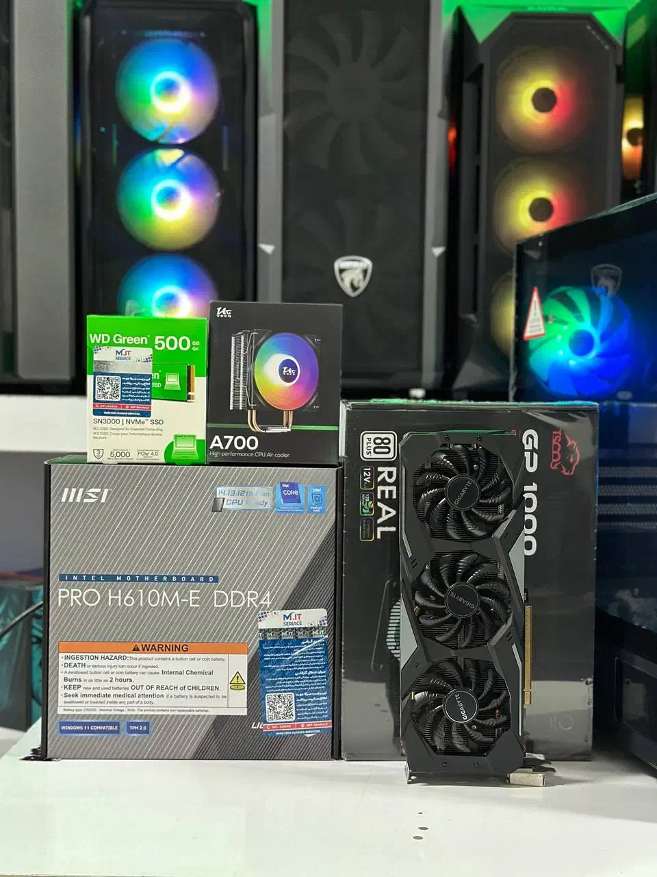 کیس گیمینگ RX5700XT gigabyte پردازنده i512400F|رایانه رومیزی|مشهد, فلسطین|دیوار