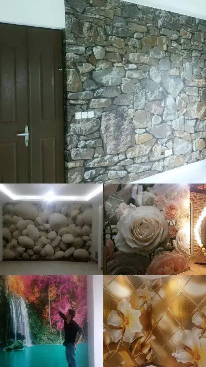 نصاب کاغذدیواری و پوستر سعبدی و چمن مصنوعی|خدمات پیشه و مهارت|نوشهر, |دیوار