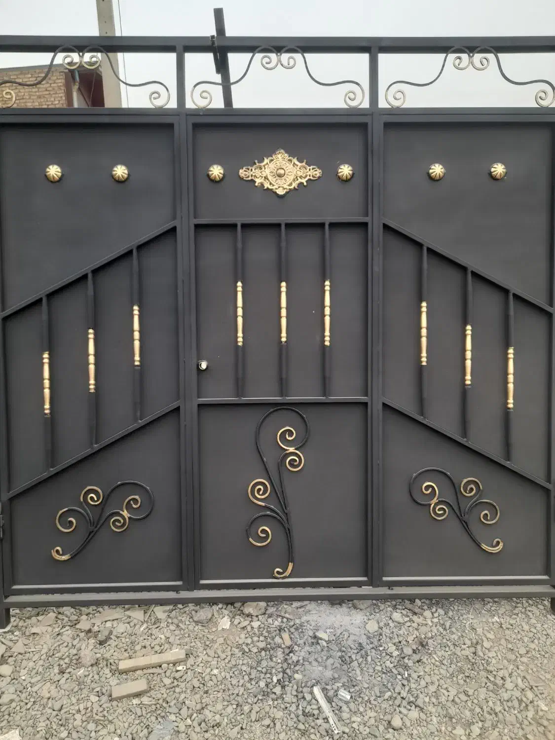 درب باغی حیاطی ویلایی40111hدروازه نفررو لنگه59911e|مصالح و تجهیزات ساختمان|کوهسار (البرز), |دیوار