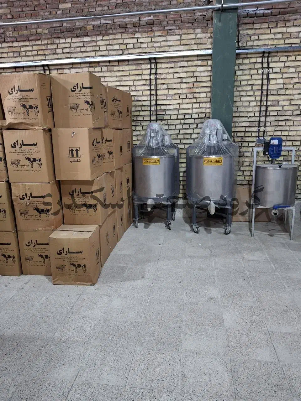 دستگاه کره گیر 200 لیتر کره گیری مشک برقی دوغزن|سایر لوازم برقی|سنندج, |دیوار