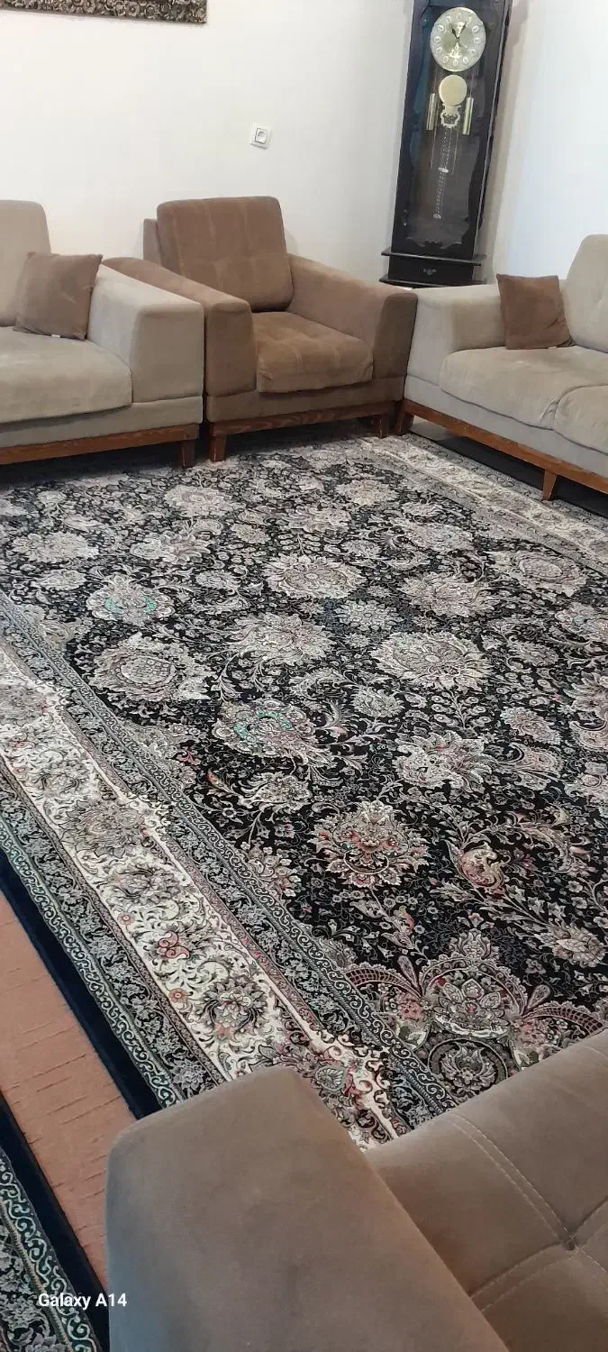 فرش ۹ متری طرح افشان|فرش|کرمانشاه, |دیوار