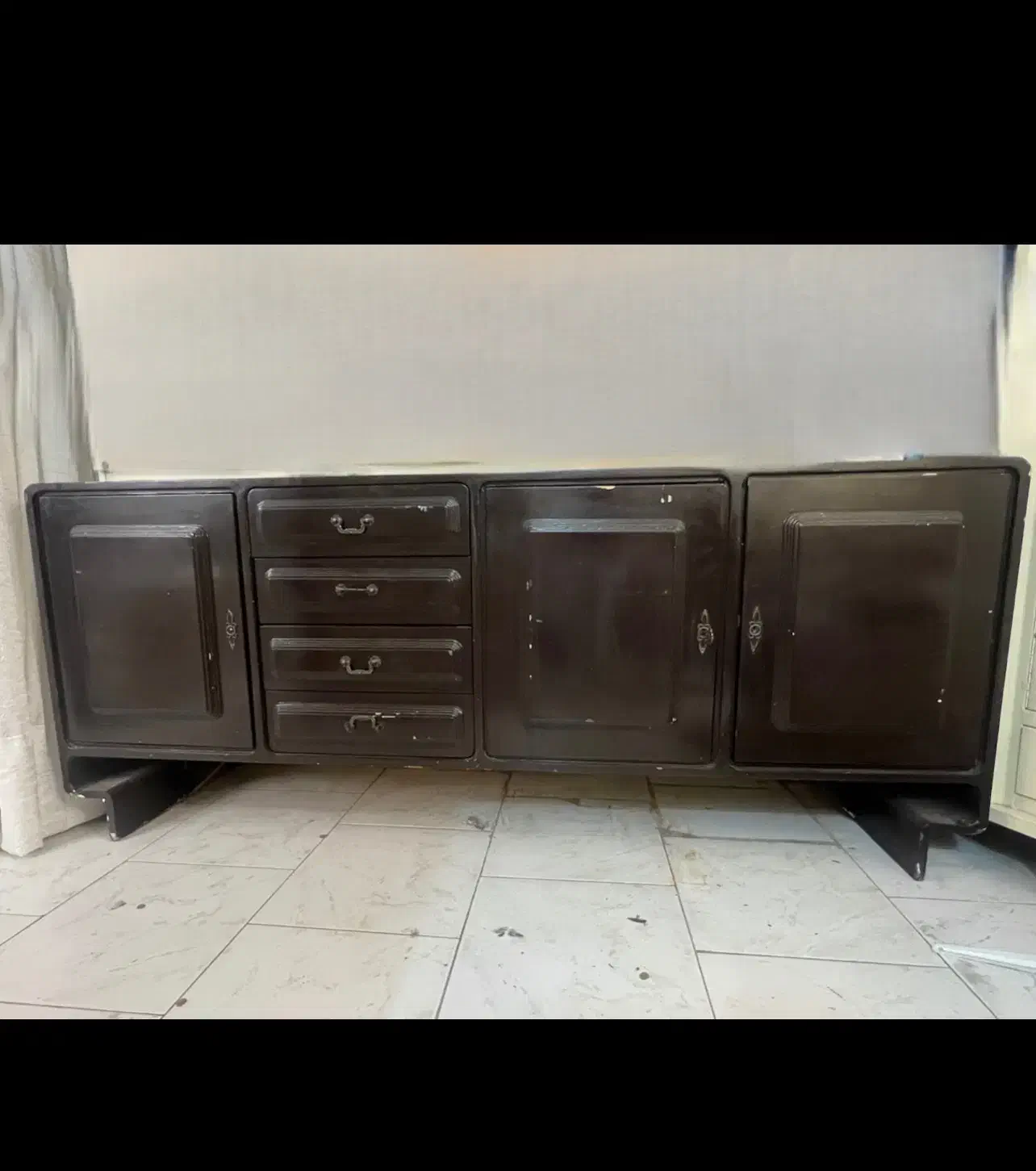 کنسول چوبی عتیقه|بوفه، ویترین، کنسول|تهران, جوانمردان (اندیشه)|دیوار