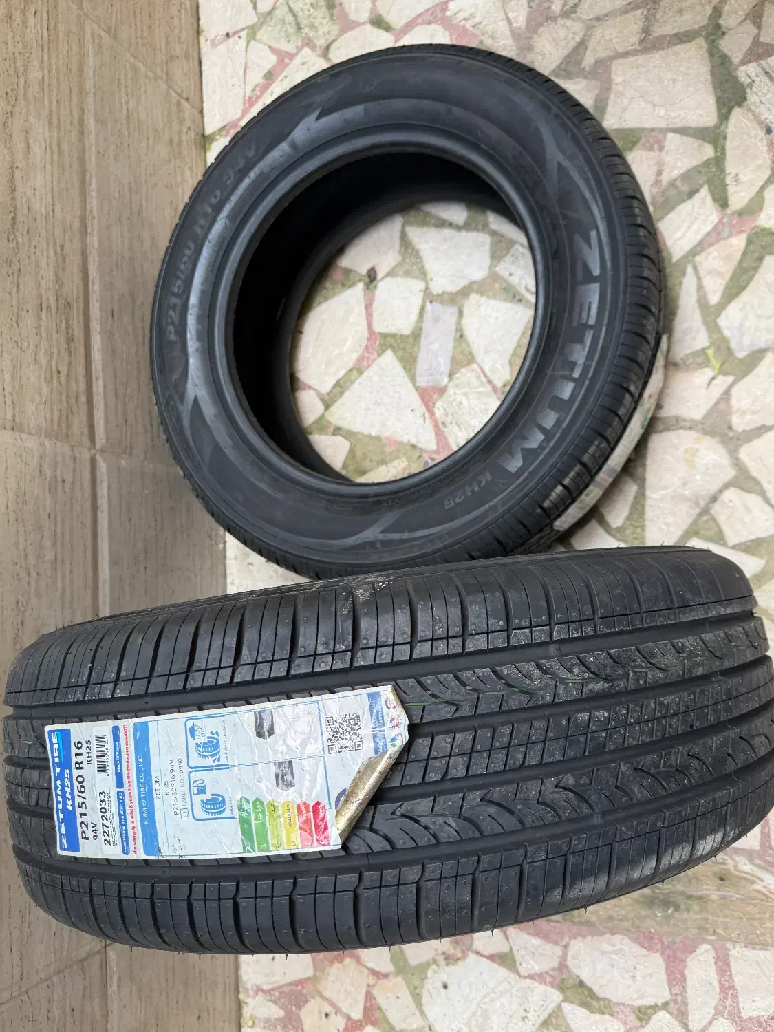 لاستیک زتوم کره۲۱۵.۶۰.۱۶|قطعات یدکی و لوازم جانبی|رشت, صفاری|دیوار