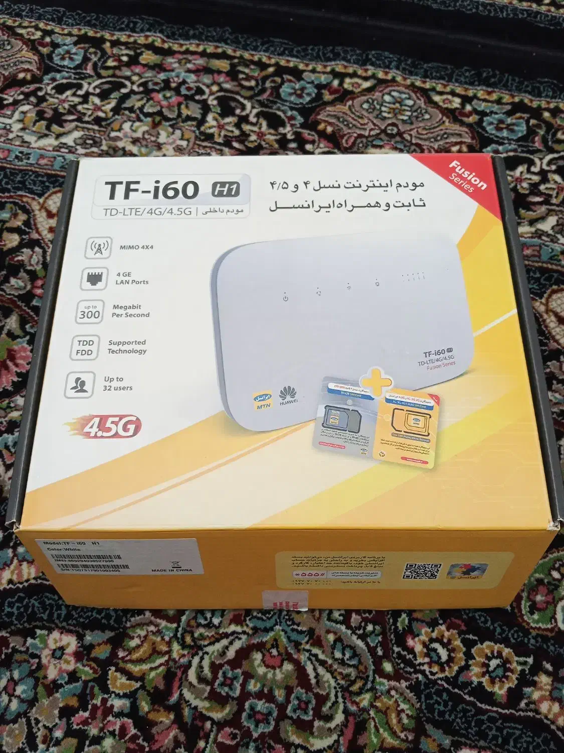 مودم سیم کارتی Huawei TF-i60 H1  ایرانسل|مودم و تجهیزات شبکه|گلستان (تهران), |دیوار