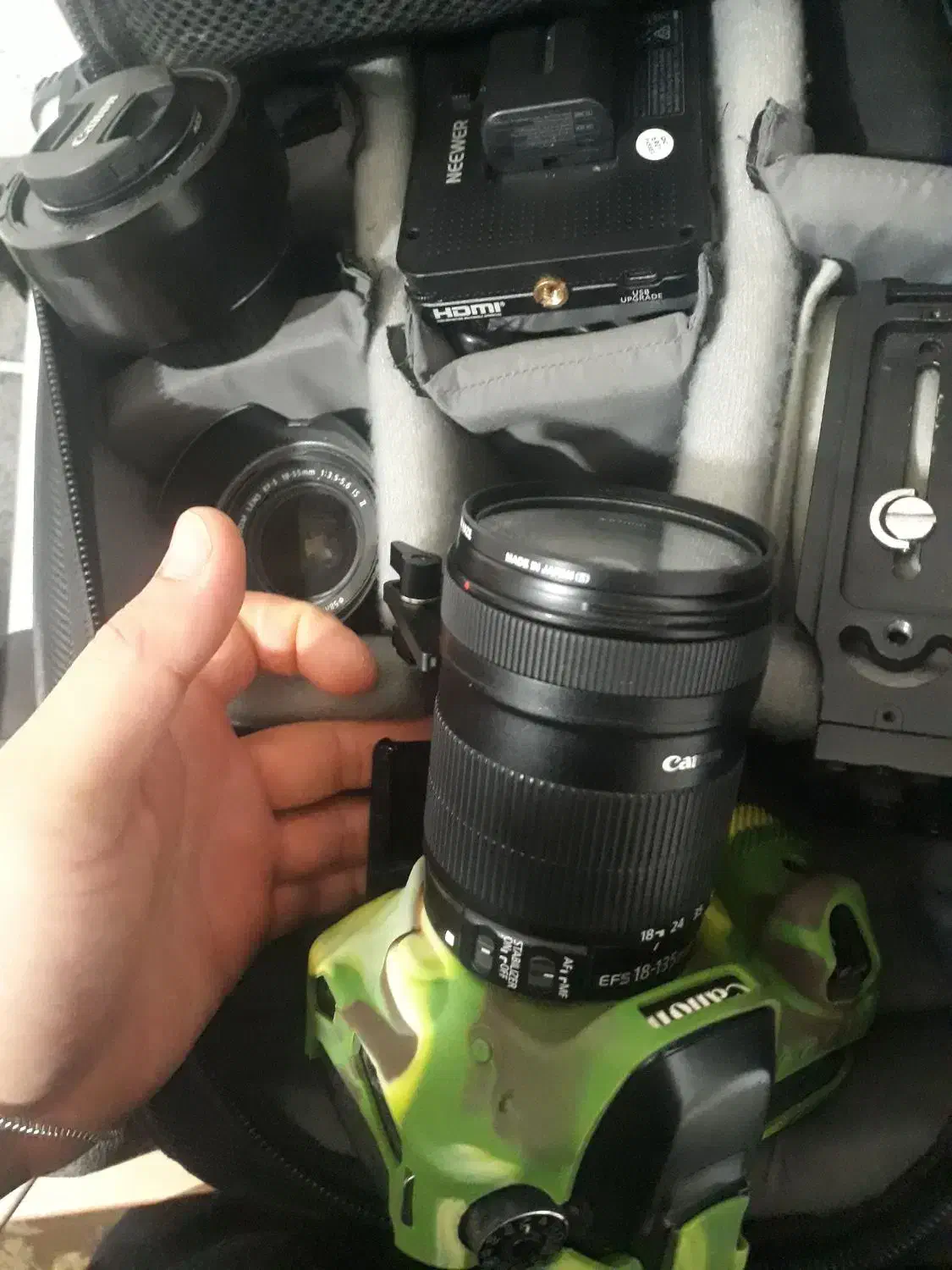 لنز دوربین کنون 18 /135|دوربین عکاسی و فیلمبرداری|یاسوج, |دیوار