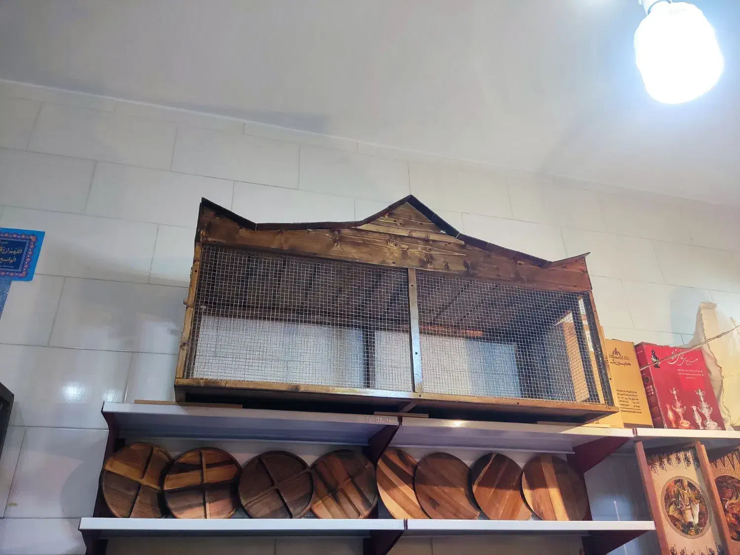 قفس چوب روس دست ساز|لوازم جانبی حیوانات|بروجن, |دیوار