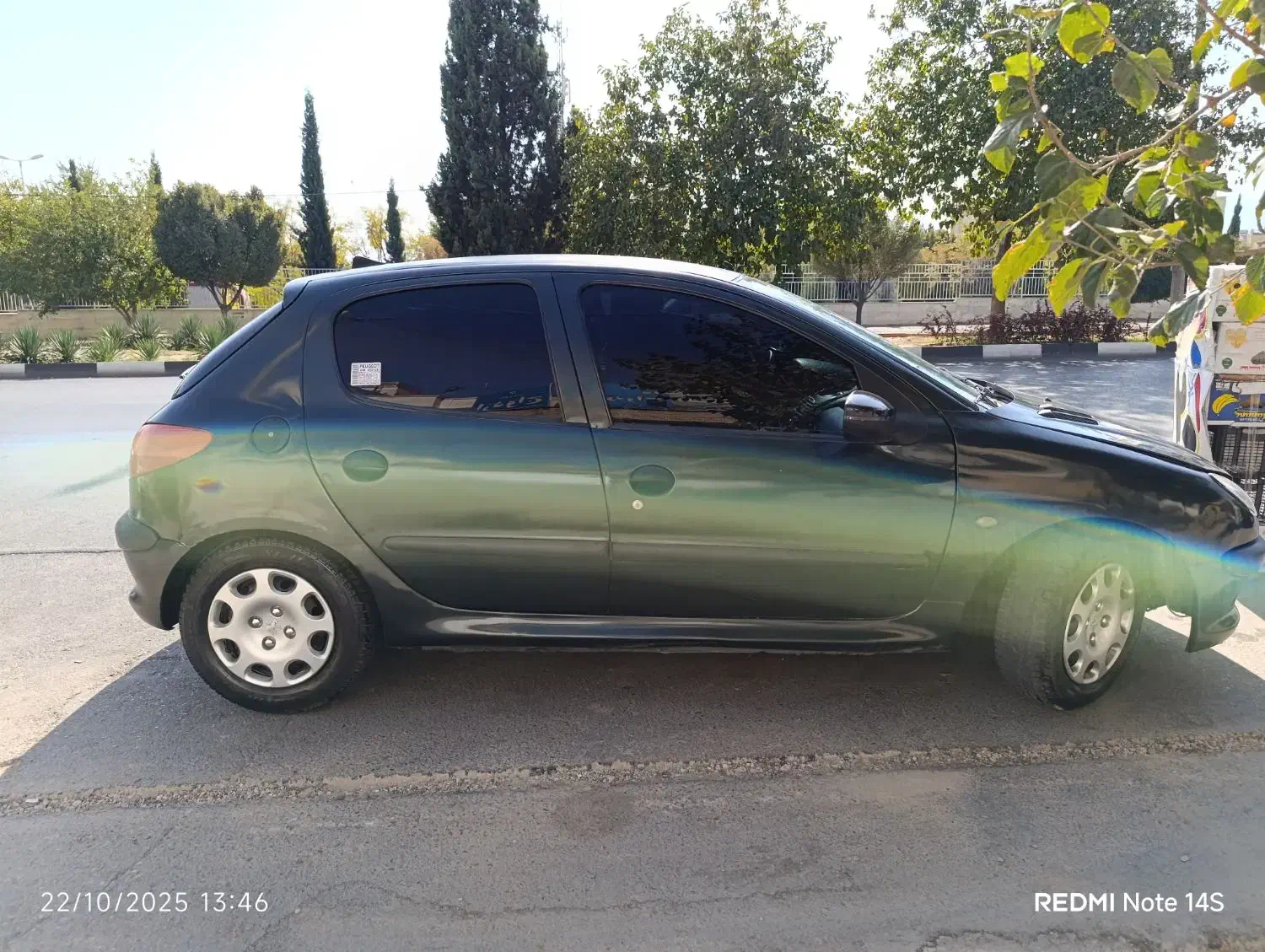 ماشین206یشمی|خودرو سواری و وانت|آبادان, |دیوار